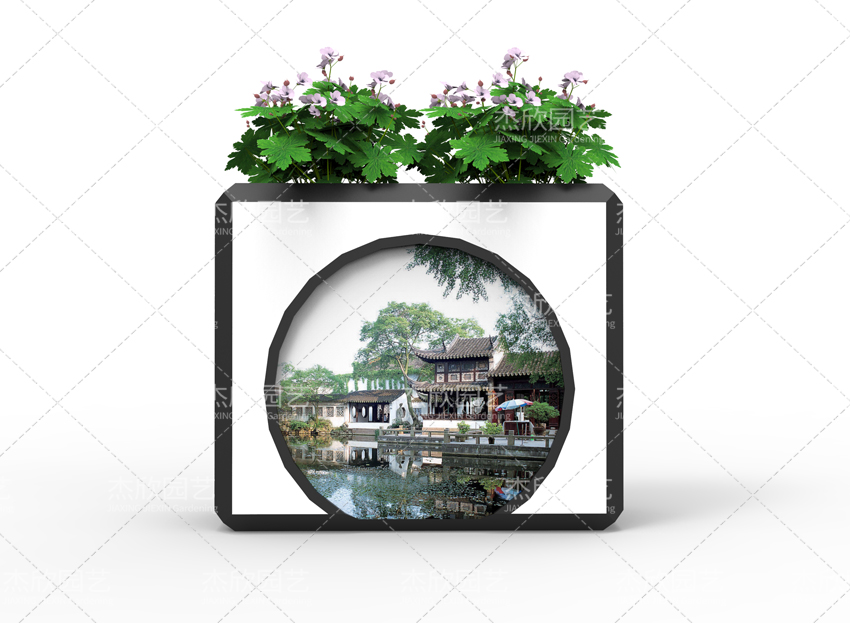 古鎮(zhèn)花箱布置，怎么做？